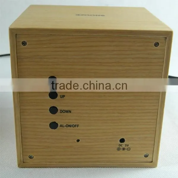 2015 New Digital Wooden LED Alarm Clock, Wooden Digital Table Clocks For Promotion Gift
