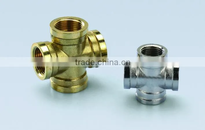 casting brass fittings brass cross