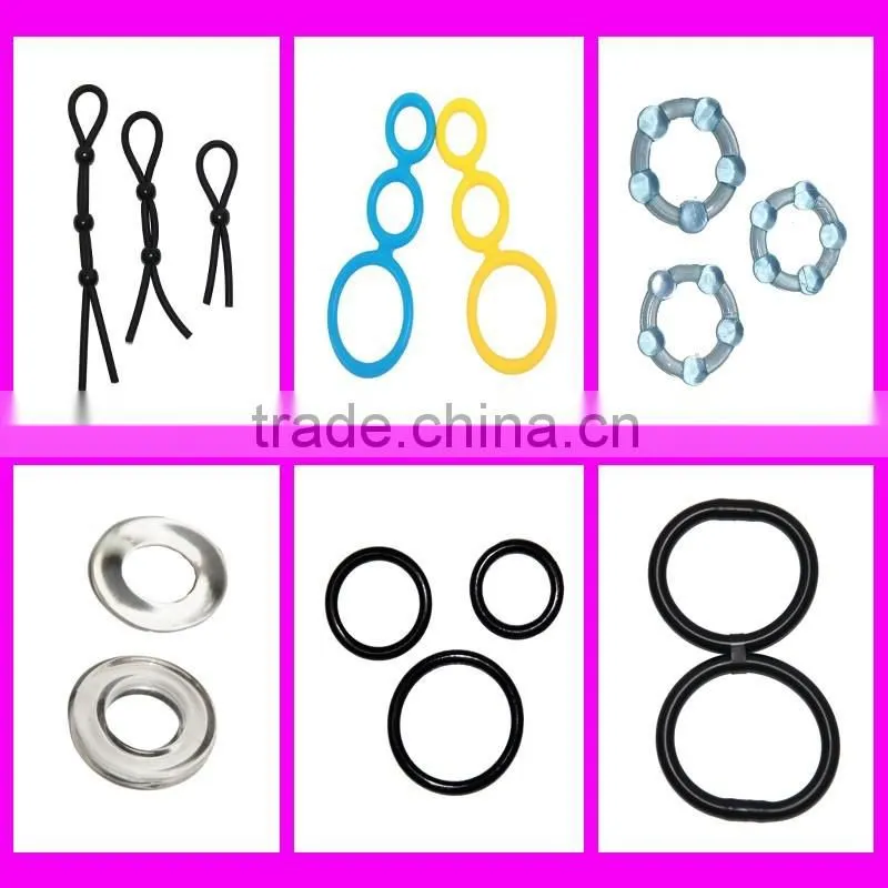 black silicone bullet cock ring sex toys for men vibrating penis ring