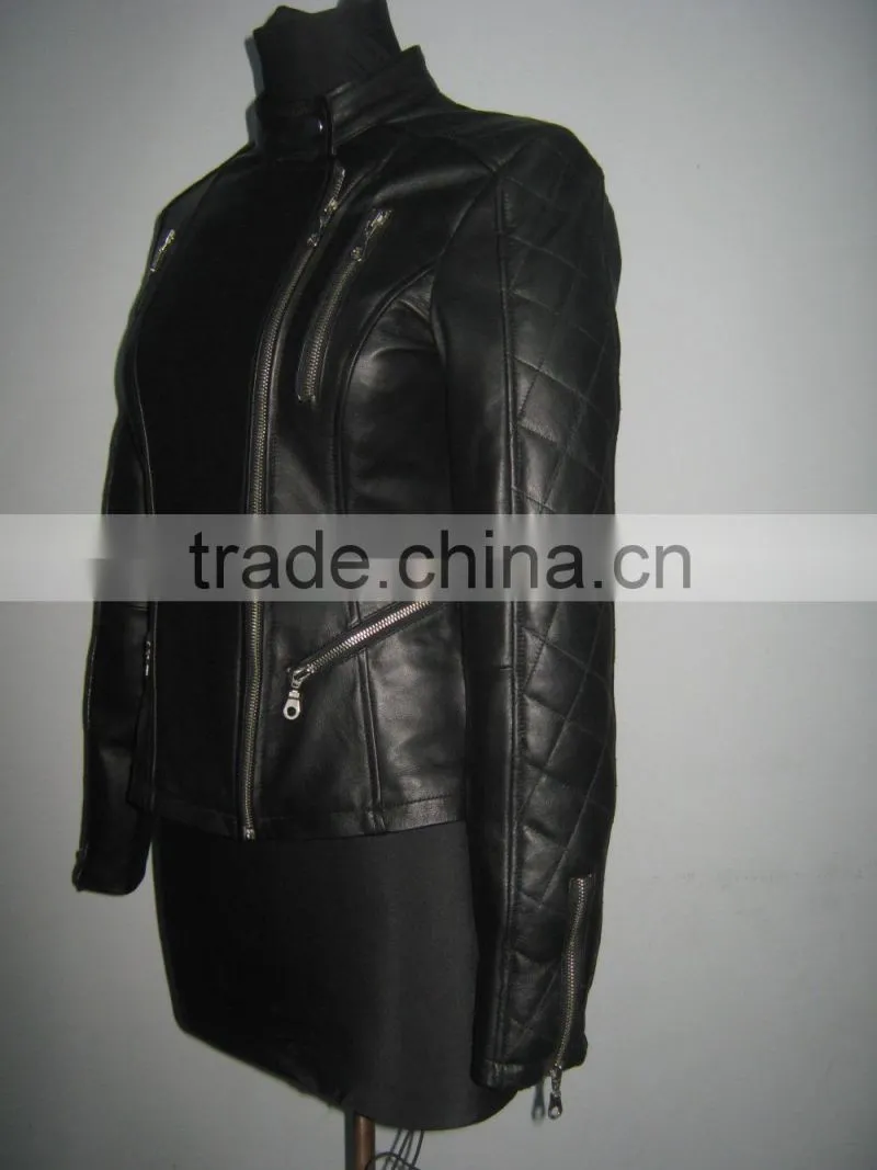 stylish genuine leather jackets black sheep nappa