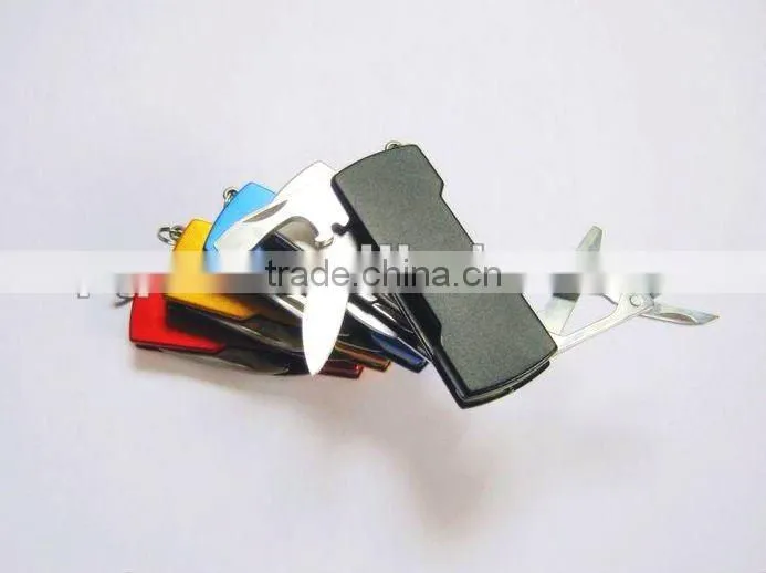 Colorful function small pocket knife with bottle opener 9045B
