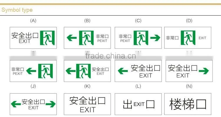 Emergency Led Exit Sign