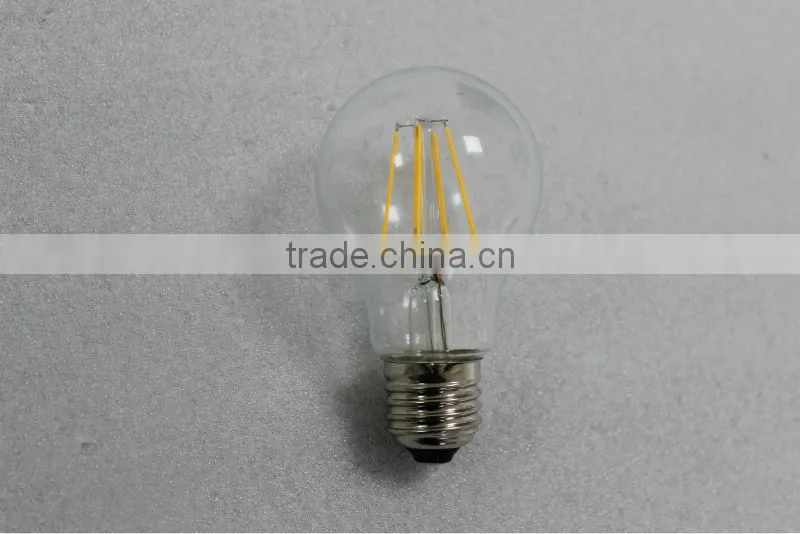 2016 new design A60 4W LED Filament LED Bulbs made in haining china