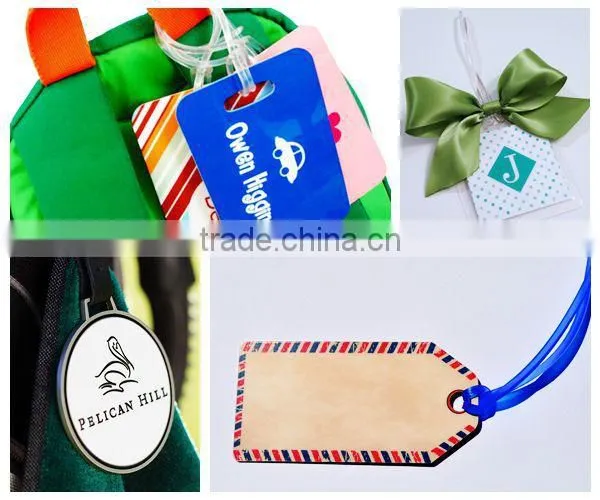 soft pvc luggage tag