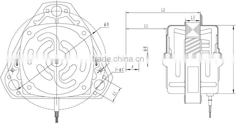 high efficiency Washing Machine Motor