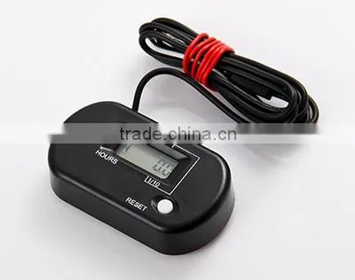 China Supplier Resettable Digital Waterproof Maintenance Reminders Hour Meter For Motorcycle ATV Petrol Mini Bike Jet Ski