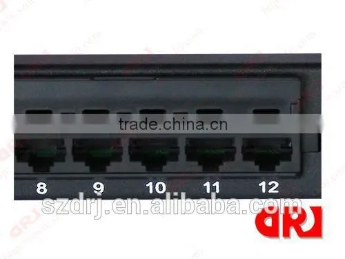 Cat5e UTP RJ45 amp 24 port patch panel