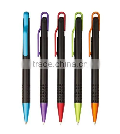 2013 noverty toy plastic lipstick ball pen with a light pen