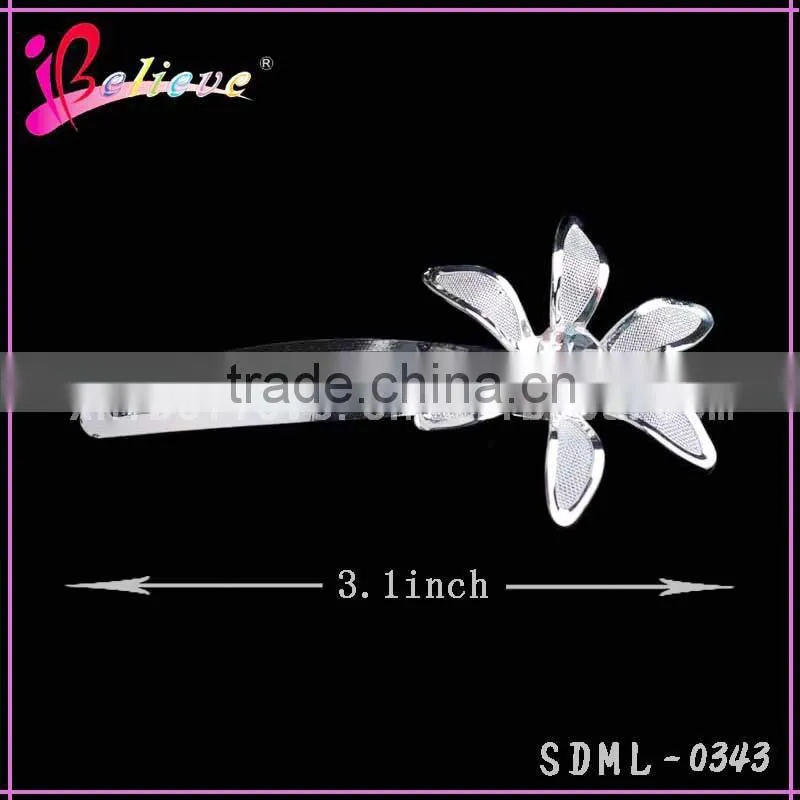 Low price wholesale decorative hair pins,fancy hair bobby pins,flower bobby pins