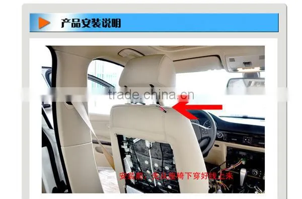 9"Headrest monitor with USB,SD,MP5,mp4