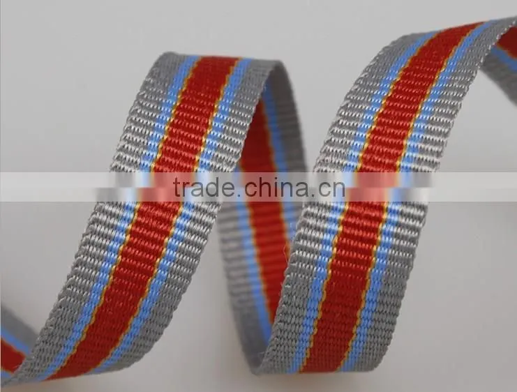 multi color Pattern webbing,Polyester plain mixed color webbing.