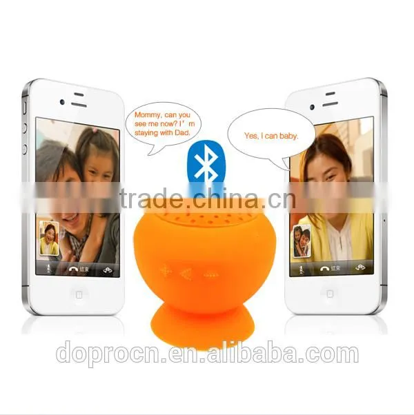 2015 silicone loud voice outdoor waterproof bluetooth speaker