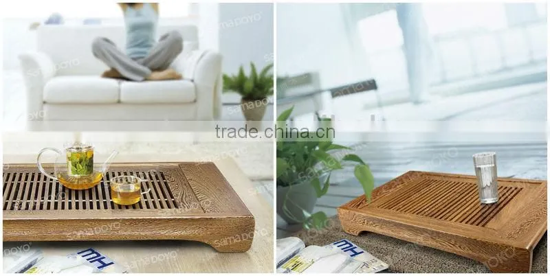 Samamoko Hotel/ Restaurant/ Bar Wooden Tea Trays/ Teaboards Factory Price Guangzhou Supplies