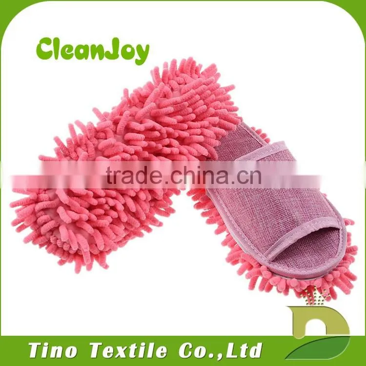 The bottom of the linen chenille indoor winter slipper shoes