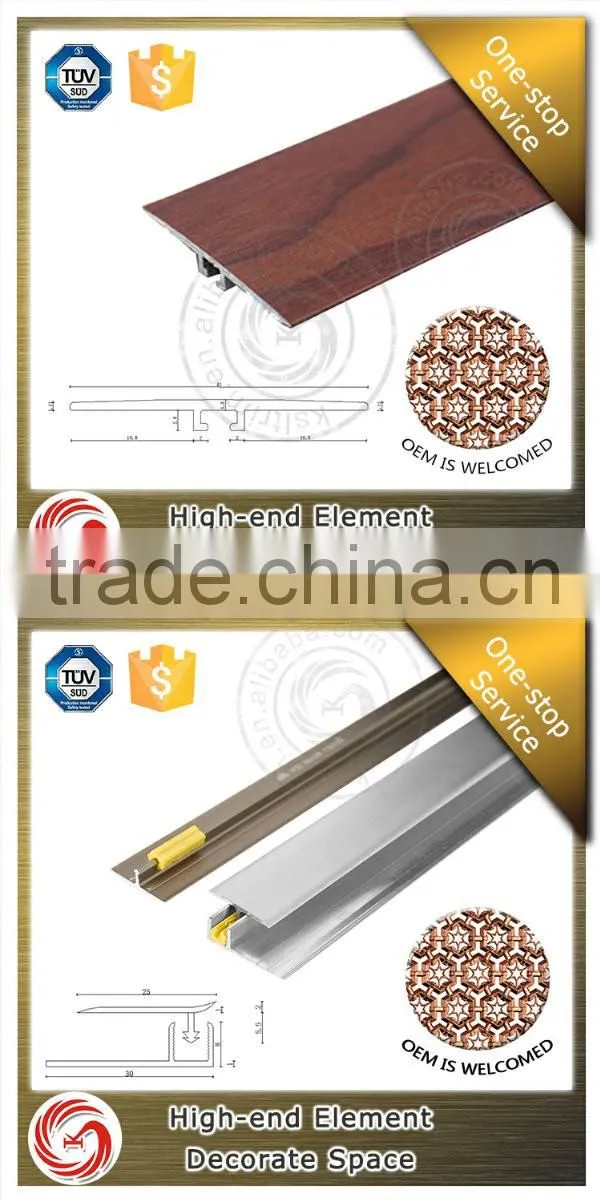 expansion joint system t shape cover strip flexible aluminium floor transition strips