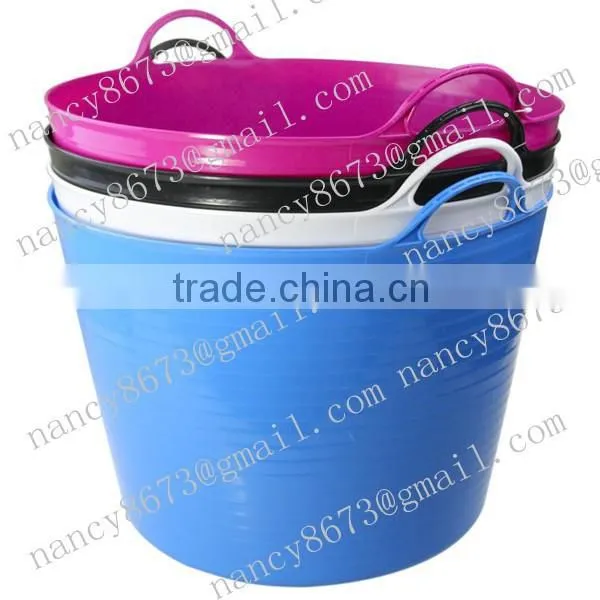 pe garden bucket,plastic garden bucket