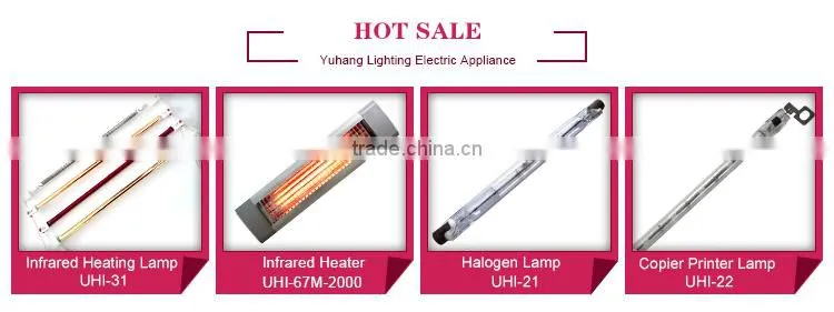 carbon fiber quartz heater tube infrared lamp