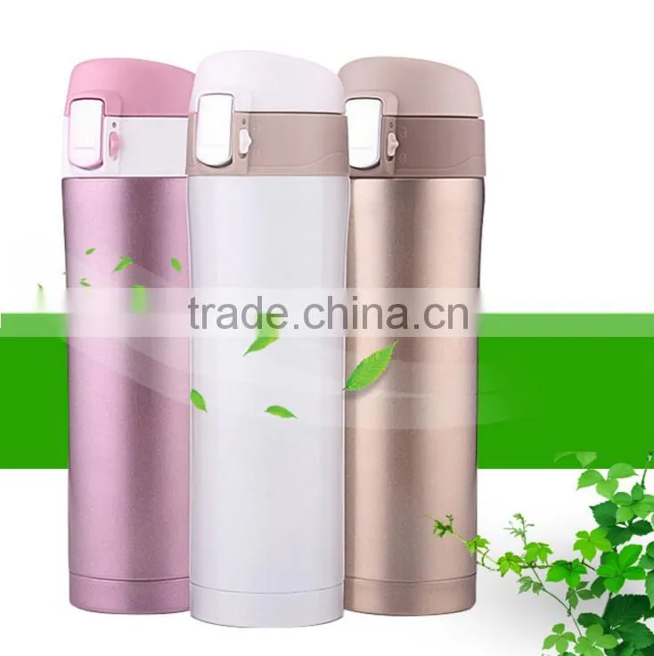 stainless steel hot water bottle with lock lid