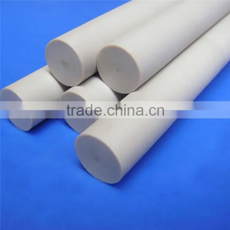 Customized engineering natural soild durable plastic PEEK-HPV Ketron PEEK rod bar