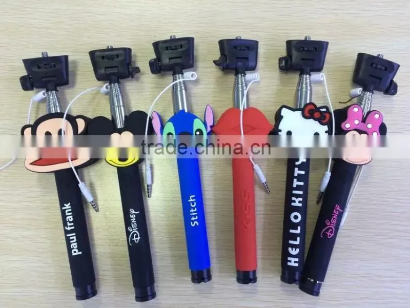 Very popular Very cute animal design christmas gift selfie stick