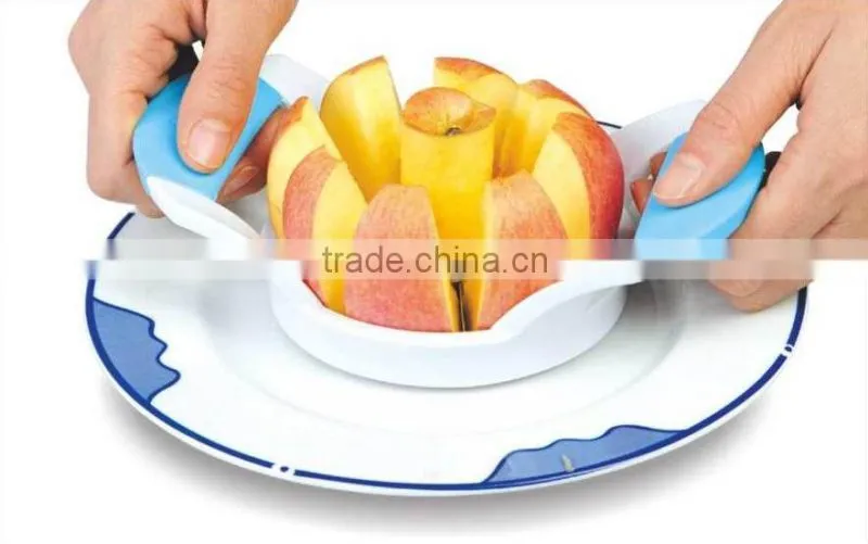 S/S+ABS +PVC18*10.8*5.4 Food grade apple peeler corer slicer/stainless steel apple corer