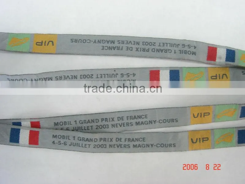 Low pirce ,high density customized woven jacquard tape