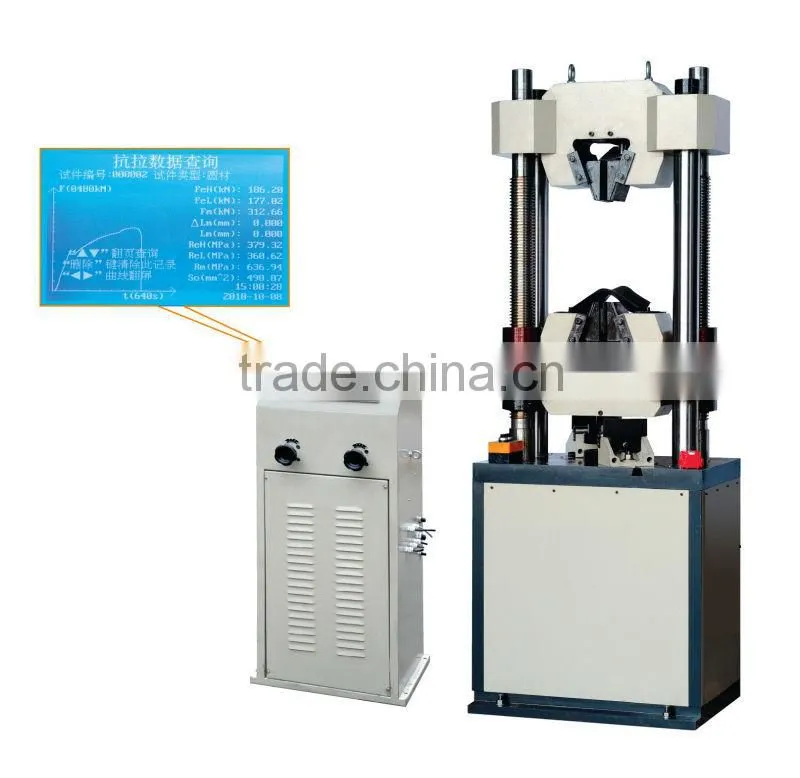 600KN LCD Display Hydraulic Universal Testing Machine
