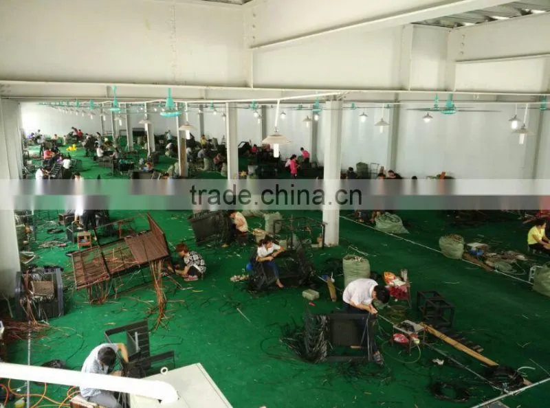 2015 Pe rattan aluminium sun wicker lounge/rattan sun lounger/outdoor sun lounger (DH-113)