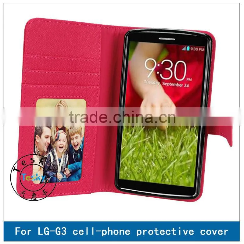 FOLIO COVER CASE FOR LG G3,LOVELY TRAVEL CASE FOR LG G3 WITH STAND