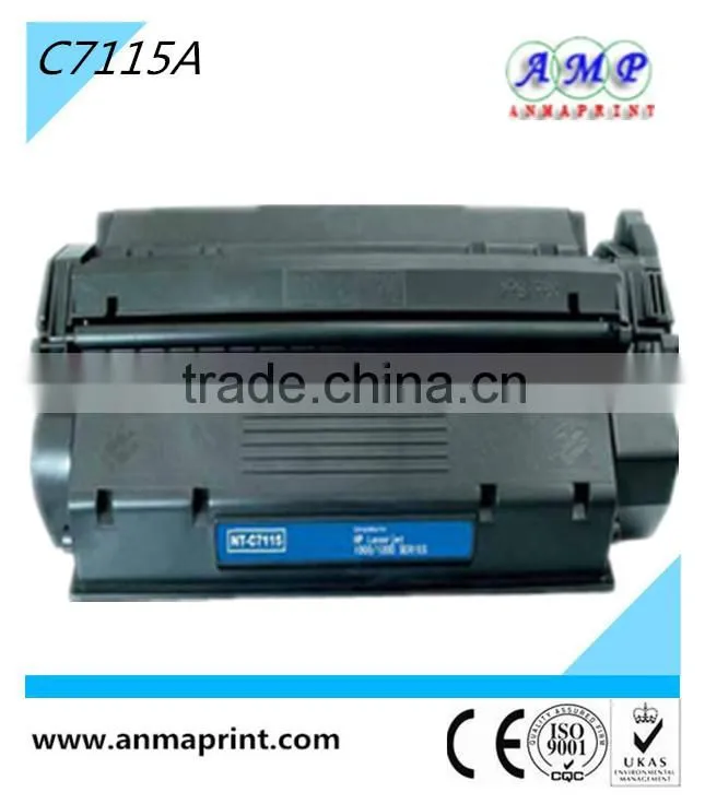 Black universal Toner Cartridge Supplier C7115A/Q2613A/Q2624A Laser Printer Cartridge for HP Printers new product