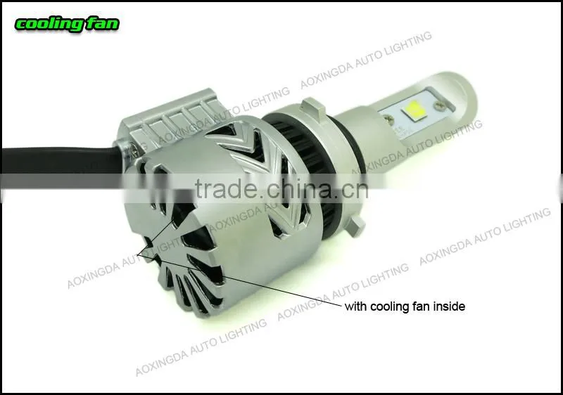 AOXINGDA 2016 DC12-24V 6000lm H7 H8 H9 H11 H16 5202 9005 9006 auto led headlight H4 H13 9004 G8 headlight,