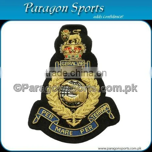 Bullion Badges Hand Embroidered Bullion Military Badges