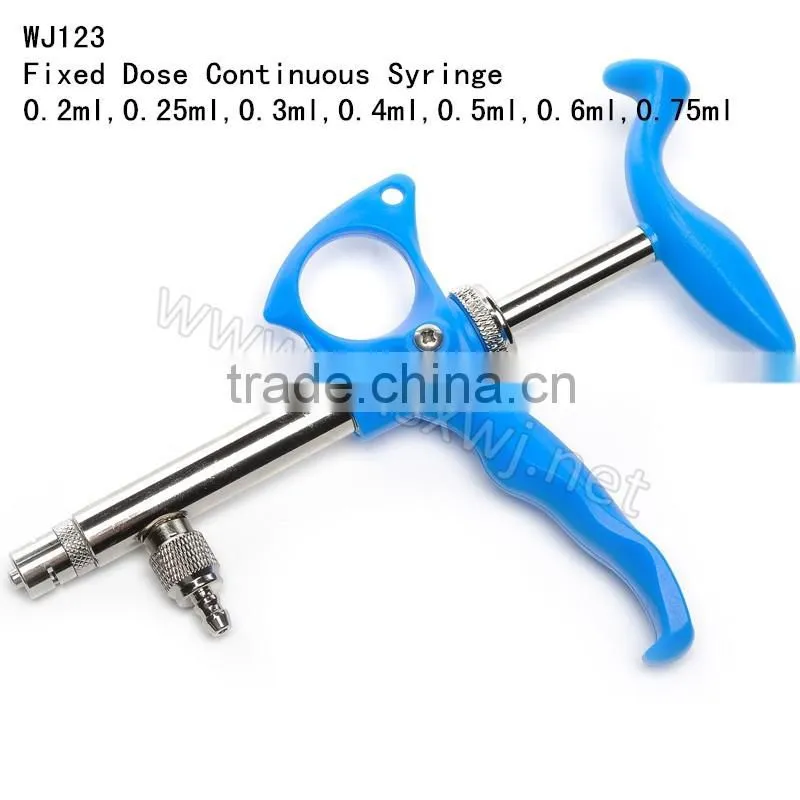 Automatic Syringe fix dosage Poultry chicken vaccinator veterinar farm WJ123