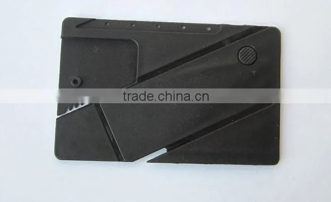 Plastic handle credit card knife for outdoor camping equipment