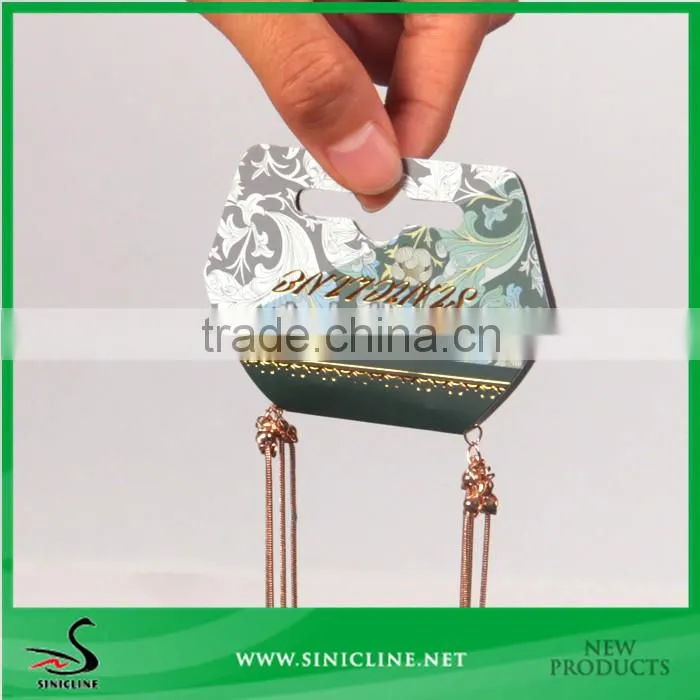 Sinicline Small Earring Hang tagTag made from coated paper