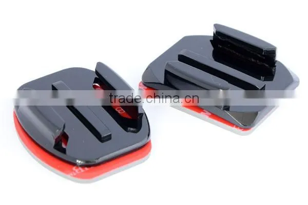 Grab Bag of Mounts Kit J-Hook Buckle Thumb Knob Pivot Arm Flat Curved Adhesive Mounts For GoPro Hero 2 3 3+ 4