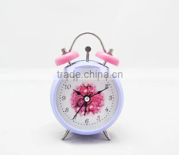 2016 new style false ring bell clock ,mini size clocks,Table Alarm Clock for Promotion Gift