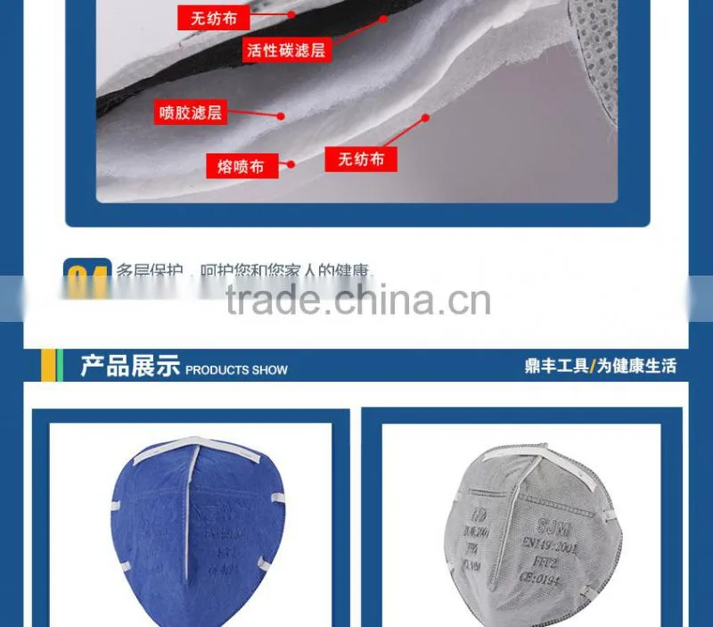 n95 gas mask fashion surgical mask pattern air purifying respirators disposable dust masks