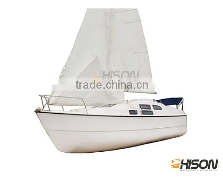 China manufacturing Hison 26ft personal yacht fiberglass