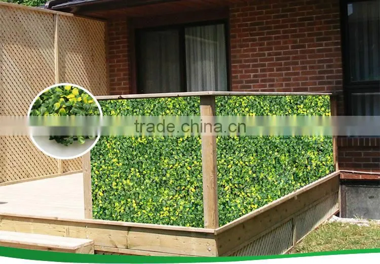 home garden decor artificial boxwood mat fences for vertical garden