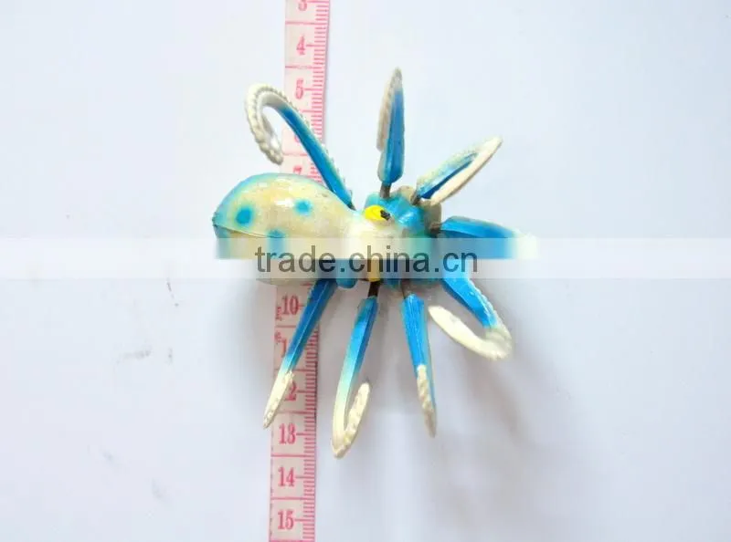 3.5 inch Plastic Ocean 0ctopus Shapes Custom 3D Fridge Magnet