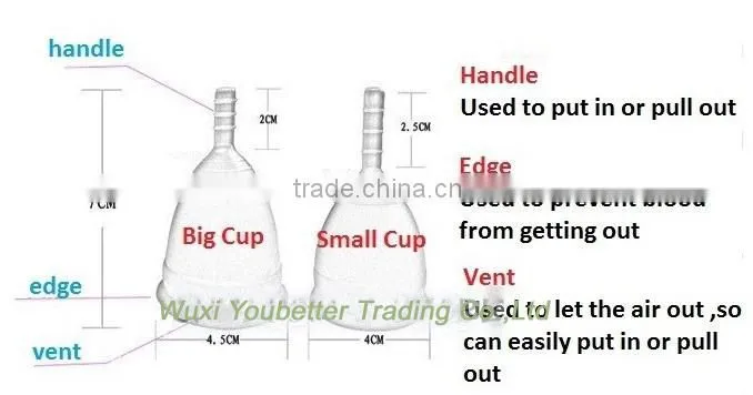 Silicone Menstrual Cups Soft Mama Cup Lady Menstrual cup