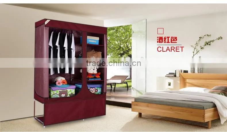 Fashion polyester fabric shoe & boot storage rack