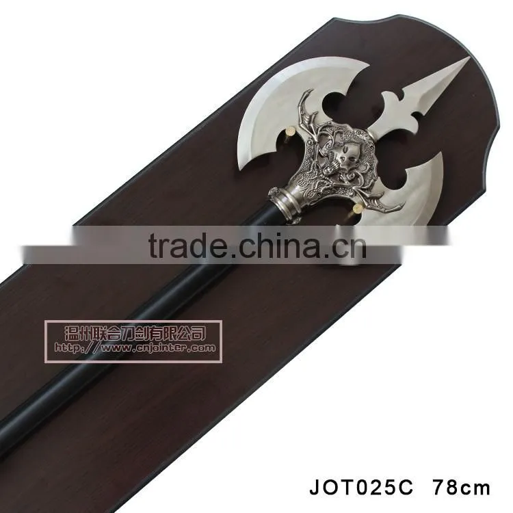 Wholesale fantasy axe skull axe double edge JOT025C