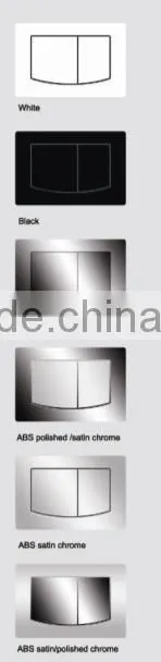 Bathroom ABS Dual Flush Control Plate for Concealed Cistern Made in China