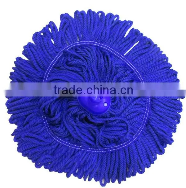 #E200 microfiber round mop,with plastic binder.