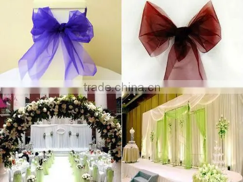 39cmx10yards flocking organza roll for flower wrapping