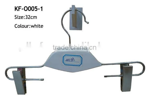 Metal bending pants hanger for garment shops