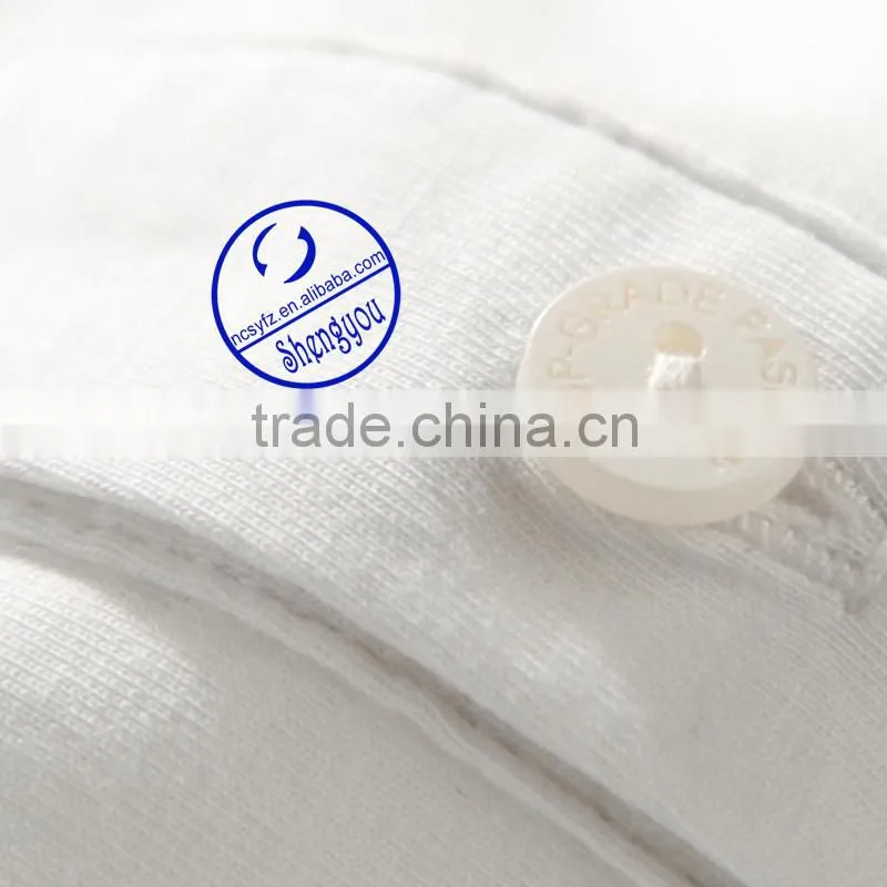 Custom cotton plain dyed mens t-shirts polo wholesale china