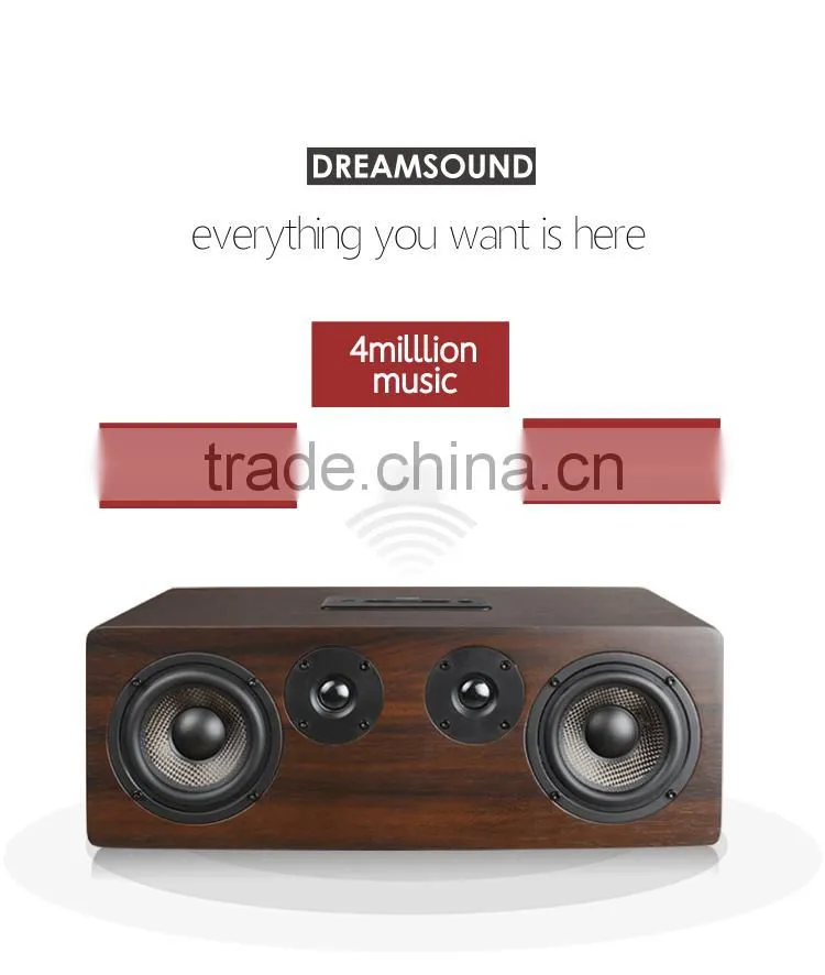 Home theatre Music wooden box Stereo HiFi wifi airplay speaker